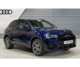 AUDI Q3 Q3 35 TFSI BLACK EDITION 5DR S TRONIC [20 ALLOY]