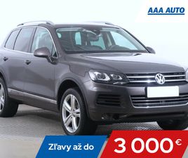 VW TOUAREG 3.0 TDI, 4X4, AUTOMAT, SERV.KNIHA