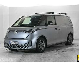 2025 VOLKSWAGEN ID.BUZZ CARGO PRO 340 HK 86 KWH 4MOTION HENGERFESTE MATRIX ACC LED KAMERA RATTVARME