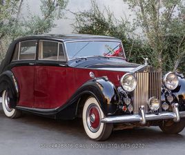 1949 ROLLS-ROYCE SILVER WRAITH LIMOUSINE RIGHT-HAND-DRIVE