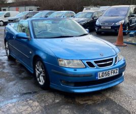 2006 SAAB 9-3 2.0 AERO CONVERTIBLE 2D