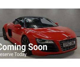 AUDI R8 5.2 FSI V10 SPYDER R TRONIC QUATTRO EURO 5 2DR PETROL AUTOMATIC
