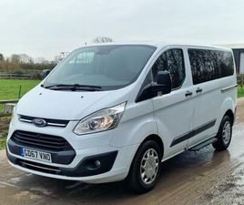 2018 FORD TOURNEO CUSTOM 310 ZETEC 9 SEAT MINIBUS DRIVES PERFECT 11M MOT