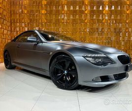 BMW SERIE 6 CABRIO 635 BMW 635D CABRIO AUTO IVA ESPOSTA (GRIGIO OPACO)