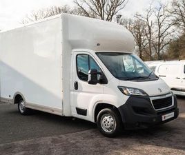PEUGEOT BOXER 2.2 BLUEHDI 335 BUILT FOR BUSINESS LOW FLOOR LUTON 4DR DIESEL MANUAL L3 EURO 6 (START/STOP) (140 PS)