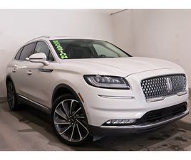 LINCOLN NAUTILUS RESERVE + AWD + CUIR + TOIT OUVRANT PANO