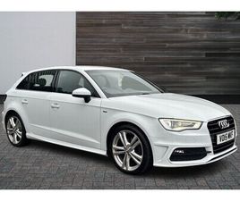 AUDI A3 BOASTING EXCEPTIONALLY LOW MILEAGE FOR ITS AGE, THIS 2015 AUDI A3 TFSI S LINE PRESENTS A SUPERB OWNERSHIP OPPORTUNITY WITH JUST ONE PREVIOUS OWNER. THIS EURO 6