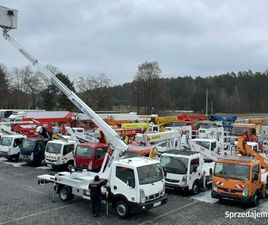 NISSAN CABSTAR PODNOŚNIK KOSZOWY 16.5M MULTITEL 160 ALU ZWYŻKA UDT WUMAG G… WIDEŁKI - SPRZEDAJEMY.PL