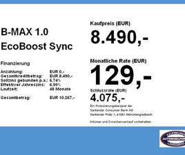 1.0 ECOBOOST SYNC EDITION KLIMA SHZ PDC