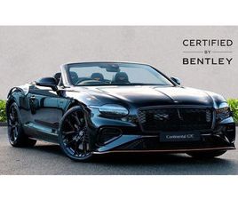 BENTLEY CONTINENTAL GTC 4.0 V8 HYBRID SPEED 2DR AUTO [BLACKLINE SPEC]