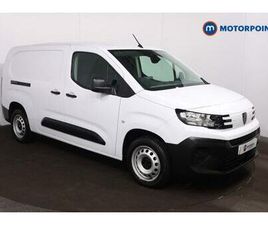 2025 PEUGEOT PARTNER 1.5 BLUEHDI 100 PROFESSIONAL VAN PANEL VAN DIESEL MANUAL