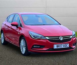 2017 VAUXHALL ASTRA HATCHBACK PETROL MANUAL