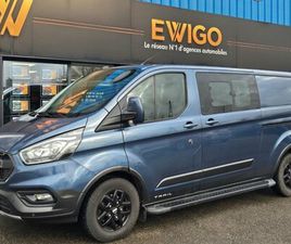 FORD CUSTOM TRANSIT TRAIL 340 L2H1 2.0 ECOBLUE 170CH CABINE APPROFONDIE 6 PLACES ATTELAGE