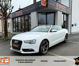 AUDI A5 CABRIOLET 2.0 TDI 175 CH AVUS MULTITRONIC BVA / BLUETOOTH / SIEGES CHAUFFANTS