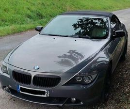 BMW SERIE 6 CABRIOLET 630 BMW 630I 258CH 3.0 SÉRIE 6 CABRIOLET VOLANT À DROITE