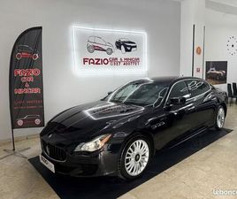 MASERATI QUATTROPORTE DIESEL 3.0 V6 275CH - CARNET D'ENTRETIEN COMPLET - KEYLESS GO - SUSPENSION SPORT - RÉGULATEUR - 88000KM