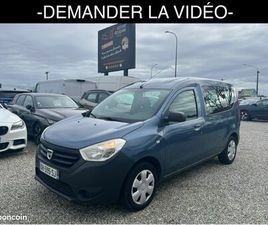 DACIA DOKKER 1.6I GPL 85CH 5 PLACES / SUIVIE D’ENTRETIEN