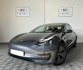 TESLA MODEL 3 LONG RANGE AWD / GRANDE AUTONOMIE DUAL MOTOR * FRANCE, PREMIÈRE MAIN * TOIT PANORAMIQUE VITRÉ, CAMÉRAS 360°, JANTES ALU, HAYON ÉLÉCTRIQUE