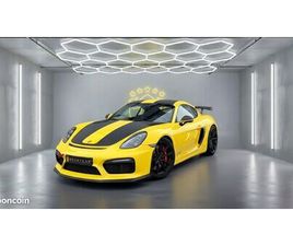 PORSCHE CAYMAN 981 GT4 FLAT6 3.8 385CH / ORIGINE FRANCE / PACK CLUBSPORT / PCM NAVIGATION / BLUETOOTH / RÉGULATEUR DE VITESSE / PACK CUIR ÉTENDU / ÉCHAPPEMENT S