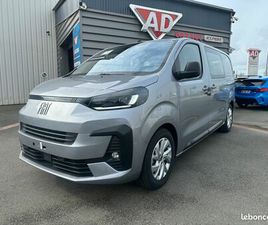 FIAT SCUDO FG M 2.0 BLUEHDI 180CH S&S CABINE APPROFONDIE FIXE PACK PREMIUM CONNECT EAT8 + KIT BOIS (IDEM EXPERT JUMPY )