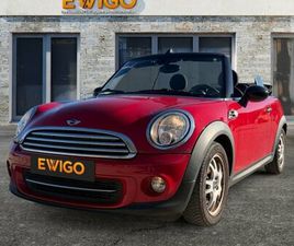 MINI ONE CABRIO 1.6 120 COOPER 2EME MAINS-START-STOP-RADARS AR- FAIBLE KILOMETRAGE