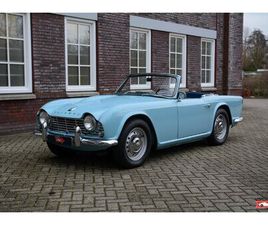 1963 TRIUMPH TR4 - LOVELY FRAME UP RESTORED EXAMPLE. PRESENTS EXCEPTIONALLY WELL! MATCHING NR. AND COLOURS 'POWDER BLUE'