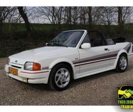 FORD ESCORT CABRIO 1.6 XR3 INJ. MET UNIEKE KM-STAND, OLDTIME — OLDTIMERS — MARKTPLAATS