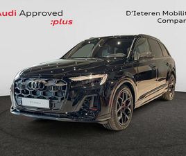 AUDI Q7 AUDI Q7 SUV S LINE 60 TFSI E QUATTRO 360(490) KW(PK) TIPTRONIC