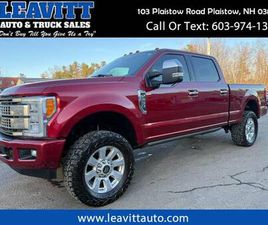 2018 FORD SUPER DUTY F-250 SRW PLATINUM CREW CAB 6.2L V8 4X4 SHARP!