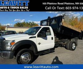 2015 FORD SUPER DUTY F-550 DRW XLT 6.7L POWERSTROKE DIESEL 4X4 DUMP BO