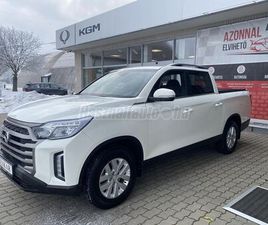 KGM MUSSO GRAND 2.2 E-XDI STYLE 4WD (AUTOMATA) MO.-I. 1 TULAJDONOS. STYLE PLUSZ CSOMAG. GYÁRI FÉNYEZÉS. GYÁRI GARANCIÁLIS. BÉLÉ