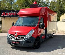 RENAULT MASTER FOOD TRUCK EQUIPEMENTS NEUFS / GRILLADE FEUX DE BOIS / PIZZA / CUISINE ÉQUIPÉE / FRIG