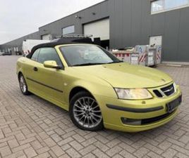 SAAB 9-3 CABRIOLET ② SAAB 9-3 CABRIO 2.0 BENZINE AUTOMAAT 1 JAAR GARANTIE — SAAB — 2EMEMAIN