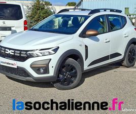DACIA SANDERO TCE 110 GSR2 STEPWAY EXTREME + SIÈGES CHAUFFANTS + RADAR AV ET AR + SURVEILLANCE AN...