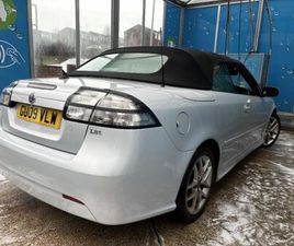 SAAB, 9-3, CONVERTIBLE, 2009, MANUAL, 1998 (CC), 2 DOORS