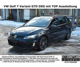 VOLKSWAGEN GOLF VII VAR. GTD DSG~TOP AUSST.~TÜV ZR+SERV NEU