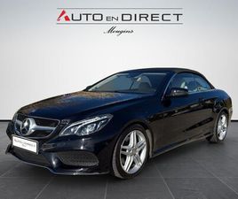 MERCEDES CLASSE E CABRIOLET E 350 BLUETEC - BVA 9G-TRONIC CABRIOLET - BM 207 FASCINATION - BVA PHASE 2