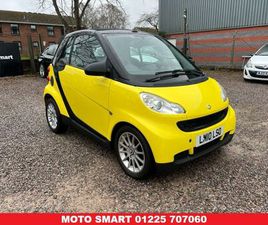 2010 SMART FORTWO 1.0 PASSION (71BHP) CABRIOLET