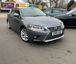 2018 LEXUS CT 200H 1.8 LUXURY