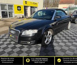 AUDI A4 CABRIOLET AUDI A4 2.0 TDI 140 S-LINE CABRIOLET - BOITE AUTO - SIEGES CHAUFFANTS
