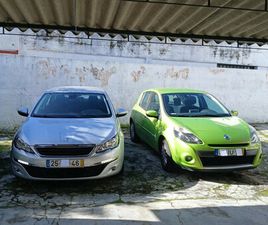 RENAULT CLIO PEUGEOT 308 1.6 BLUEHDI 120CV 6 VEL. + RENAULT CLIO 1.5DCI ECO2 NEGOCIAVEIS FEVEREIRO/15