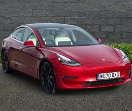 TESLA MODEL 3 PERFORMANCE (DUAL MOTOR) PERFORMANCE AUTO 4WDE 4DR (PERFORMANC