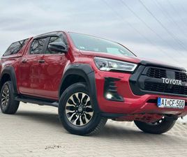 TOYOTA HI LUX 2.8 D-4D 4*4 DOUBLE GR SPORT AUTOMATA, GYÁRI GARANCIA! GAR. 64E. KM! LEGMAGASABB-FELSZERELTSÉG. FULL-EXTRA. SZ