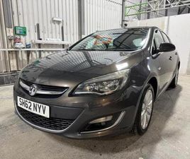 VAUXHALL ASTRA 2012 VAUXHALL ASTRA 1.6I 16V SE 5DR HATCHBACK PETROL MANUAL
