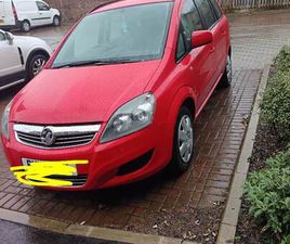 VAUXHALL, ZAFIRA, MPV, 2013, MANUAL, 1598 (CC), 5 DOORS