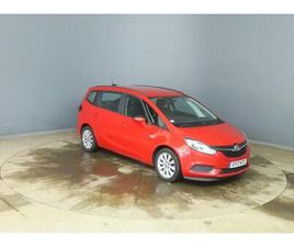 2017 VAUXHALL ZAFIRA 1.4T DESIGN 5DR MPV PETROL MANUAL