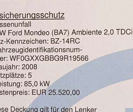 FORD MONDEO SW MONDEO TRAVELLER AMBIENTE 2,0 TDCI DPF AMBIENTE