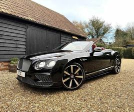BENTLEY CONTINENTAL 4.0 V8 GTC S CONVERTIBLE 2DR PETROL AUTO 4WD EURO 6 (528 PS)