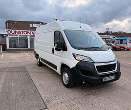 2020 PEUGEOT BOXER 2.2 BLUEHDI H2 PROFESSIONAL VAN 140PS PANEL VAN DIESEL MANUAL