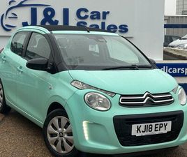 CITROEN C1 AIRSCAPE 2018 (18) - 1.0 VTI FEEL AIRSCAPE 5DR PETROL MANUAL EURO 6 (72 PS)